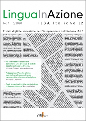 LinguaInAzione. ILSA Italiano L2 in classe Rivista digitale semestrale per l’insegnamento dell’Italiano LS/L2
