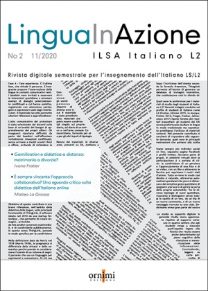 LinguaInAzione. ILSA Italiano L2 in classe Rivista digitale semestrale per l’insegnamento dell’Italiano LS/L2