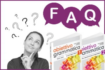 Συχνές ερωτήσεις (FAQ): χρήσιμες online πληροφορίες για να γνωρίσετε καλύτερα τη σειρά Obiettivo Grammatica