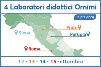 4 Workshop in Italia a settembre: Siena, Prato, Perugia e Roma!
