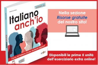 Disponibili 5 unità del materiale extra di Italiano anch’io preA1-A2