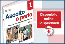 Disponibile lo specimen di Ascolto e parlo 1 (A1-A2)