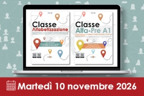 Webinar - Dall’alfabetizzazione all’italiano pre-A1: indicazioni operative per i corsi