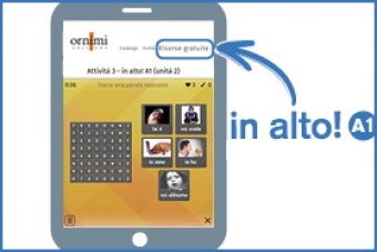 Disponibili i primi esercizi interattivi di in alto! A1